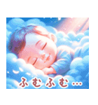 ぐっすり眠る赤ちゃん:日本語（個別スタンプ：16）
