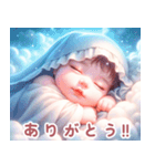 ぐっすり眠る赤ちゃん:日本語（個別スタンプ：19）