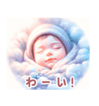ぐっすり眠る赤ちゃん:日本語（個別スタンプ：22）
