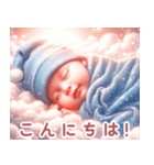 ぐっすり眠る赤ちゃん:日本語（個別スタンプ：26）
