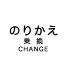 七尾線の駅名スタンプ（個別スタンプ：32）