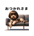 ワンダフル！おかっぱ犬くん（個別スタンプ：32）