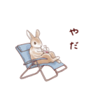 かかぽん☆カカポとウサギ（個別スタンプ：39）