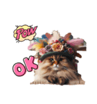 Japan0008猫ミーム（個別スタンプ：3）