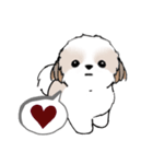 シーズースタンプ Stickers_Shih Tzu_k3（個別スタンプ：25）