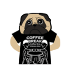 Coffee Break t-shirt（個別スタンプ：8）