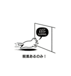 ポジティブなネコたち（個別スタンプ：1）