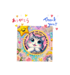 Japan0008猫だらけ（個別スタンプ：2）