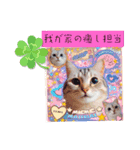 Japan0008猫だらけ（個別スタンプ：4）