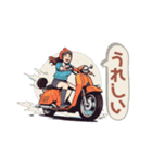 バイクガールズ2（個別スタンプ：6）