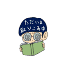 このスタンプは手描きです。（個別スタンプ：4）