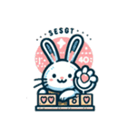 Various Rabbit ＆（個別スタンプ：27）