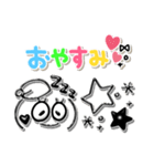 ぷくっと可愛い顔文字♡レインボー文字（個別スタンプ：31）