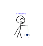 ヨーヨー＆？（個別スタンプ：4）