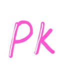 ギャル語 ピンクギャル♡⃛（個別スタンプ：14）
