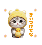 可愛い猫とひよこ 気軽に使える 関西弁ver.（個別スタンプ：15）