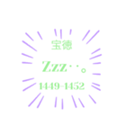 日本の元号2。(1441年-1673年)（個別スタンプ：30）