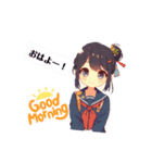 Japan0008気分あガール（個別スタンプ：6）