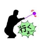 陸上競技。ハンマー投。投擲。カラー版（個別スタンプ：5）