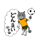 男子ねこサッカー部（個別スタンプ：6）