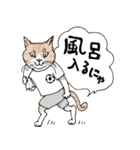 男子ねこサッカー部（個別スタンプ：18）