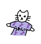 Tシャツ猫のスタンプ（個別スタンプ：16）