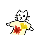 Tシャツ猫のスタンプ（個別スタンプ：35）