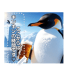 酒ペンギン♡キンキンに冷えたビール飲む（個別スタンプ：20）