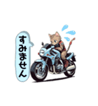 バイクにゃんこ（個別スタンプ：2）