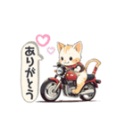 バイクにゃんこ（個別スタンプ：11）