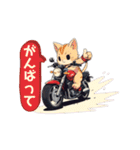 バイクにゃんこ（個別スタンプ：18）