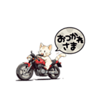 バイクにゃんこ（個別スタンプ：27）