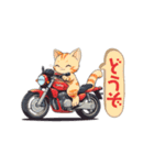 バイクにゃんこ（個別スタンプ：28）