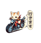 バイクにゃんこ（個別スタンプ：39）