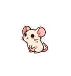 チビキャラ(鼠)（個別スタンプ：4）