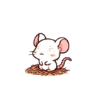 チビキャラ(鼠)（個別スタンプ：5）