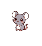 チビキャラ(鼠)（個別スタンプ：6）