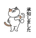 三毛猫の敬語スタンプ（個別スタンプ：9）