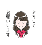 仕事で使える/働く女性の敬語（個別スタンプ：14）