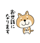 柴犬 ビジネススタンプ（個別スタンプ：10）