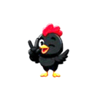 BLACK CHICKEN（個別スタンプ：6）