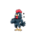 BLACK CHICKEN（個別スタンプ：8）