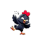 BLACK CHICKEN（個別スタンプ：12）