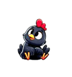 BLACK CHICKEN（個別スタンプ：14）