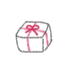 日常カラフルクレヨン（個別スタンプ：6）
