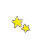 日常カラフルクレヨン（個別スタンプ：14）