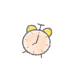 日常カラフルクレヨン（個別スタンプ：30）