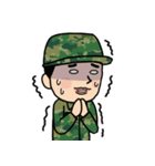 自衛隊のLINEスタンプ（個別スタンプ：10）