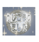 背景が動く✨キラキラミラーボール丁寧敬語1（個別スタンプ：11）