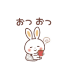 ふんわり♡うさぎ やさしい敬語♪（個別スタンプ：3）